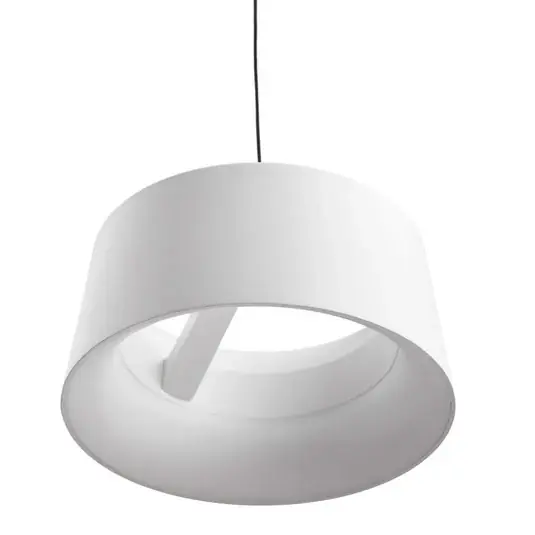 LOOM DESIGN LED závěsné světlo Cookie, bílé, hliník Ø 15 cm Omezená Nabídka