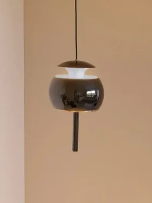 Koupit Online LOOM DESIGN LED závěsné světlo Parachute, černé Ø 9,6 cm hliník