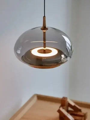 Nejlepší Volba LOOM DESIGN LED závěsné světlo Avalon růžové zlato/šedá Ø 20 cm sklo