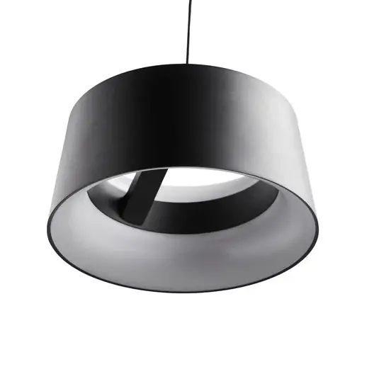 Cenově Výhodný LOOM DESIGN LED závěsné světlo Cookie, černý hliník Ø 15 cm