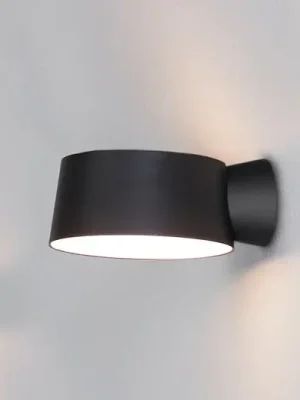 LOOM DESIGN LED nástěnné světlo Cookie černé hliníkové Ø 15 cm Ihned K Objednání