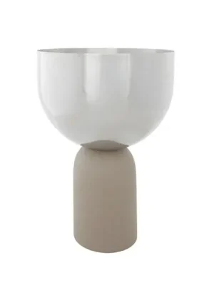 AYTM Květináč Torus, šedý, Ø 22 cm, výška 30,6 cm, železo Autentický