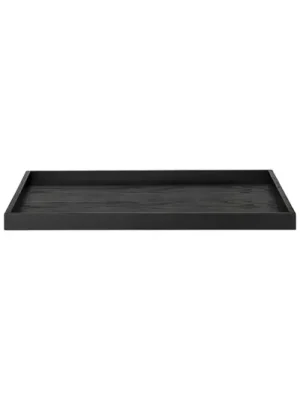 Autentický AYTM podnos Unity, černý, délka 52 cm, šířka 52 cm, dřevo