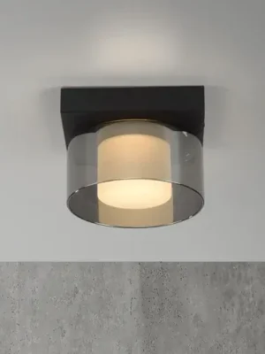 Vysoce Kvalitní Paul Neuhaus LED stropní svítidlo Rika, Ø 15 cm, sklo, stmívatelné