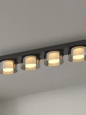 Vysoce Kvalitní Paul Neuhaus LED stropní svítidlo Rika, 70 cm, sklo, stmívatelné