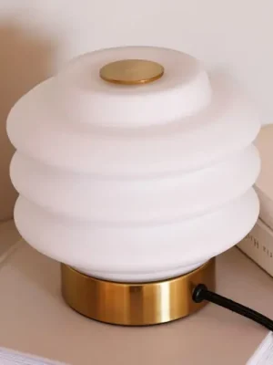 Stolní lampa Dyberg Larsen Diva, mosazná barva, kov Poslední Šance