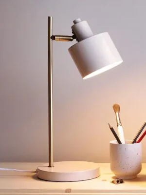 Top Prodej Dyberg Larsen stolní lampa Ocean, béžová, výška 43 cm, kov