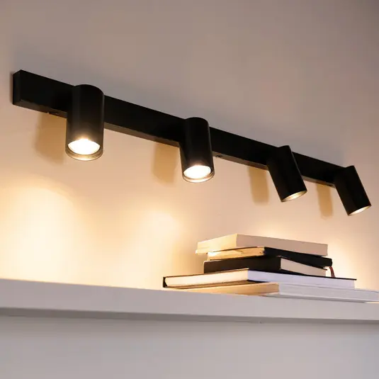 Stropní bodové svítidlo Dyberg Larsen Modern, černé, délka 95 cm Poslední Šance