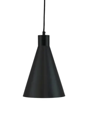 Víkendová Akce Dyberg Larsen Miles závěsná lampa, černá, Ø 20 cm, kov