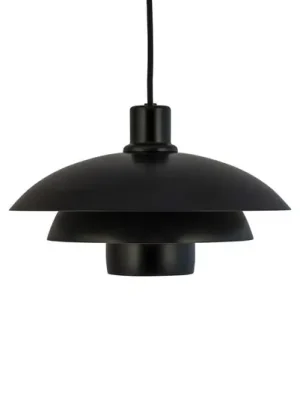 Dyberg Larsen závěsné světlo Morph, černá, Ø 30 cm, kov Nejlepší Cena