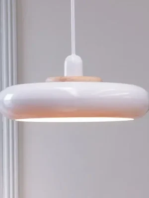 Top Prodej Dyberg Larsen závěsné světlo Planet, bílá, Ø 40 cm, kov