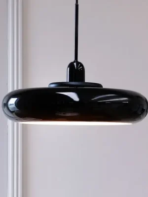 Horká Nabídka Dyberg Larsen závěsné světlo Planet, černá, Ø 40 cm, kov