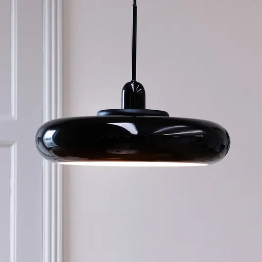 Horká Nabídka Dyberg Larsen závěsné světlo Planet, černá, Ø 40 cm, kov