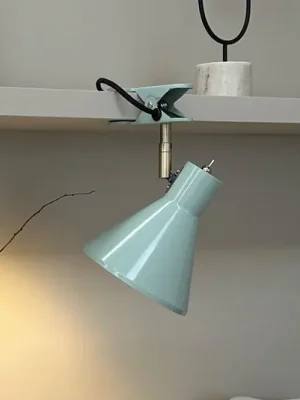 Hit Sezóny Dyberg Larsen Svorková lampa Sleep, mátově zelená, Ø 15 cm, ocel