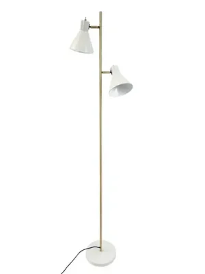 Dyberg Larsen Stojací lampa Sleep, bílá, výška 165 cm, ocel Expresní Doručení