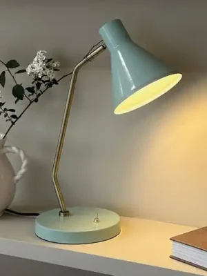 Expresní Doručení Stolní lampa Dyberg Larsen Sleep, mátově zelená, výška 43,3 cm