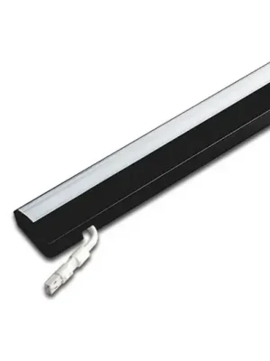 Levný ModuLite F LED světlo pod skříňku, černé, 120 cm, 4 000 K hliník