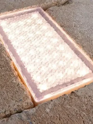LED zapuštěné podlahové svítidlo Tabit, 10 x 20 cm, pochozí Akční Cena