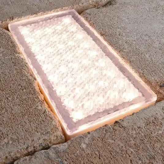 LED zapuštěné podlahové svítidlo Tabit, 10 x 20 cm, pochozí Akční Cena