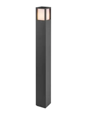 Světlo na cestu Facado II, výška 100 cm, hranaté, tmavě šedé/opálové Cenová Bomba