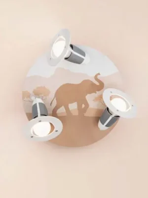 Koupit Online Stropní lustr Scandi Savanne, oranžový, Ø 29 cm, 3 plameny