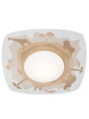 Stropní svítidlo LED Scandi Savanne, oranžové, 58 cm, dřevo Kup Teď