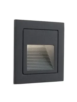 Nízká Cena Nástěnné svítidlo Loro LED, antracit, šířka 8,5 cm, hliník