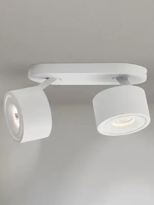 Nejlepší Cena Stropní reflektor LED Specter, bílý, délka 19,4 cm, hliník, 2 světla.