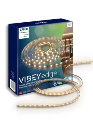 Tovární Cena Calex LED-Strip Vibey, délka 5 m, zástrčka, dálkové ovládání, CCT