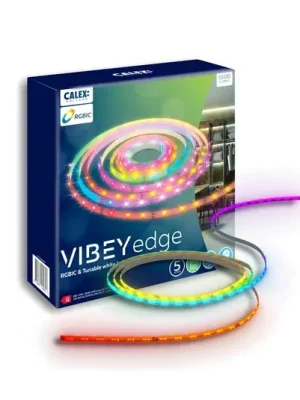 Cenový Hit Calex LED-Strip Vibey, délka 5 m, zástrčka, dálkové ovládání, RGB, CCT
