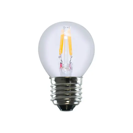 Hit Sezóny SEGULA LED E27 3W golfová koule 24V DC vlákno čiré 927 stmívatelné