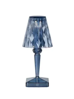 Pouze Dnes Stolní lampa Kartell LED na baterie Baterie, 30 cm, nebesky modrá, IP54