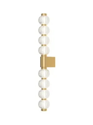 Nástěnné svítidlo Maytoni LED Amulet, lineární, 76 cm, čiré / zlaté Výhodná Nabídka