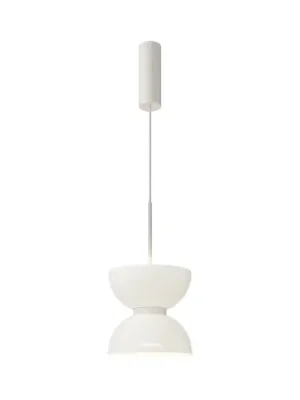 Závěsné svítidlo Maytoni LED Kyoto, bílé, Ø 22 cm, sklo, kov Objednat Nyní