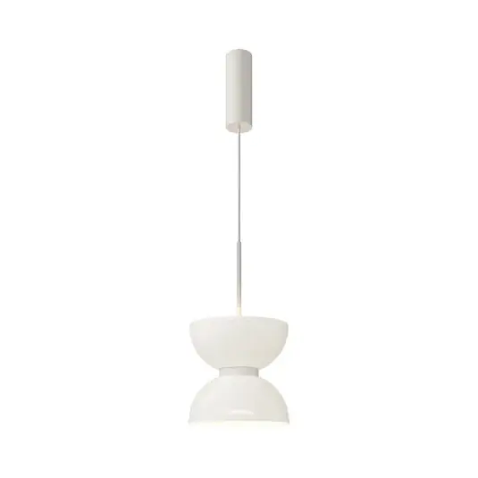 Závěsné svítidlo Maytoni LED Kyoto, bílé, Ø 22 cm, sklo, kov Objednat Nyní