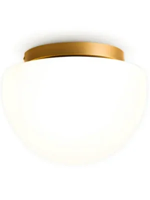 Výprodej Stropní svítidlo Maytoni Glassy, bílá / zlatá, Ø 31,5 cm, sklo