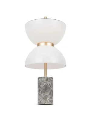 Stolní LED lampa Maytoni Kyoto, šedá, výška 46 cm, mramor Nakupujte Hned