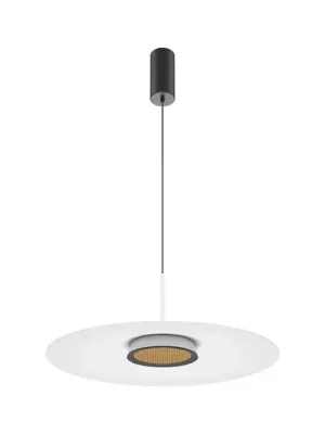 Cenově Výhodný Maytoni LED závěsné světlo El, Ø 50 cm, bílá, hliník