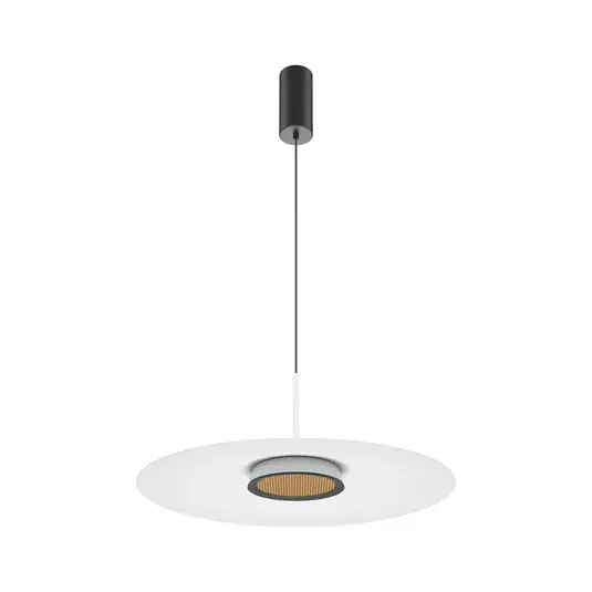 Cenově Výhodný Maytoni LED závěsné světlo El, Ø 50 cm, bílá, hliník