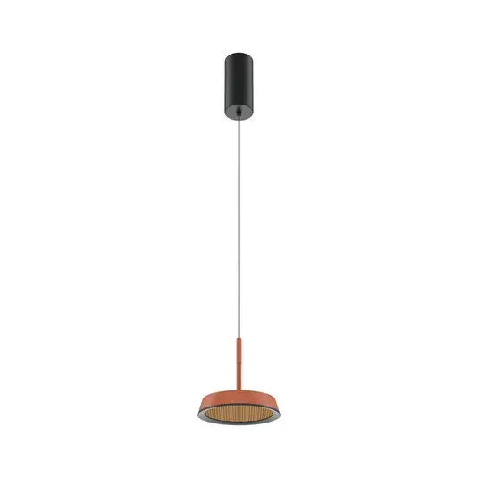 Maytoni LED závěsné světlo El, Ø 15,3 cm, oranžová, hliník Omezená Nabídka