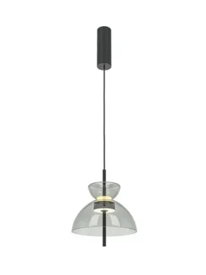 Maytoni Bangkok, tvar bubnu, světle šedá, Ø 25 cm, sklo Koupit Online