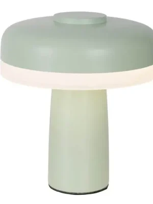 LED dobíjecí stolní lampa Pilu, mátová, výška 16,5 cm kovová touchdim Expresní Doručení