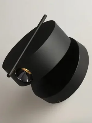 Nástěnné LED svítidlo Maytoni Nuance, černá / černá, Ø 10 cm Pouze Dnes