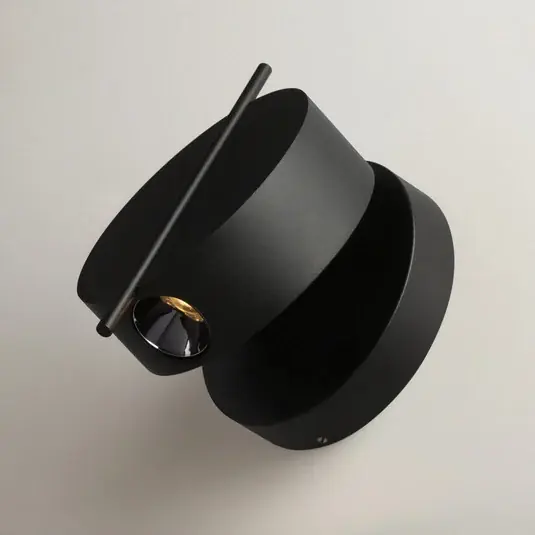 Nástěnné LED svítidlo Maytoni Nuance, černá / černá, Ø 10 cm Pouze Dnes