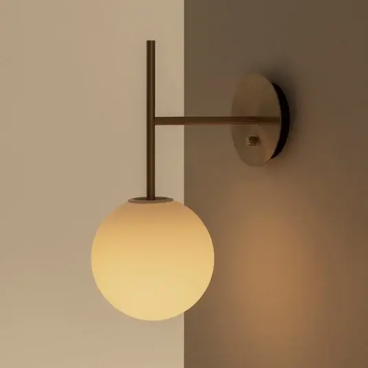 Nejprodávanější Nástěnné světlo Audo TR Bulb Suspended mosazná barva, sklo, stmívatelné