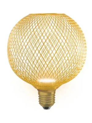 Cenový Hit OSRAM Decor LED Flat Globe E27 3,5W zlatá 2 700K kovová