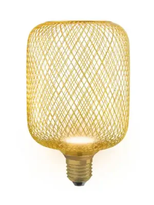 OSRAM Decor LED Flat Square E27 3,5W zlatá 2 700K kovová Nejlepší Volba