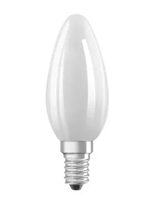 OSRAM LED žárovka svíčka matná E14 3,8W 4000K 806lm Cenově Výhodný