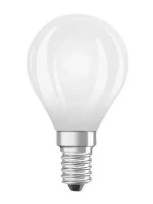 OSRAM LED žárovka kapka matná E14 3,8W 4000K 806lm Víkendová Akce