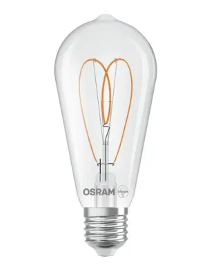 Sezónní Sleva OSRAM LED Vintage ST64 E27 7,2W 927 Heart Filament clear dim